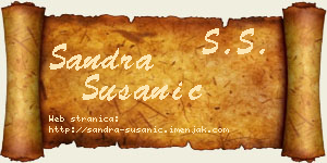 Sandra Susanić vizit kartica